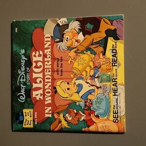 Alice in Wonderland read along with vinyl record # 306 Walt Disney